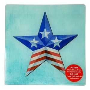 Instant Counter Stove Burner Cover Patriotic Star